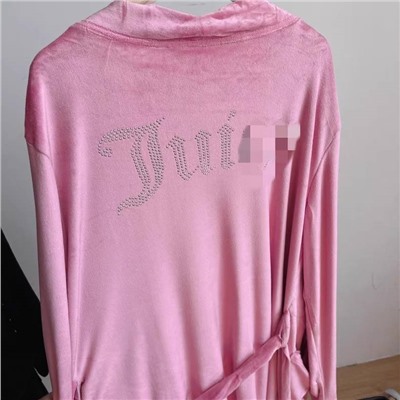 Мягкий, нежнейший велюровый домашний халат Juic*y Coutur*e