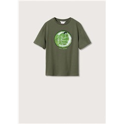 Camiseta algodón hulk -  Niño | MANGO OUTLET España