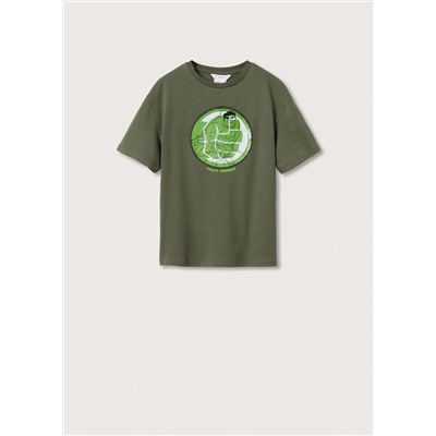 Camiseta algodón hulk -  Niño | MANGO OUTLET España