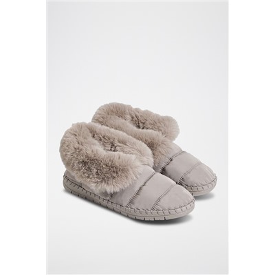 Botines forrados Gris