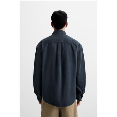 CAMISA TWILL BORDADO