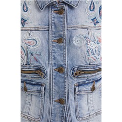 Chaqueta vaquera paisley