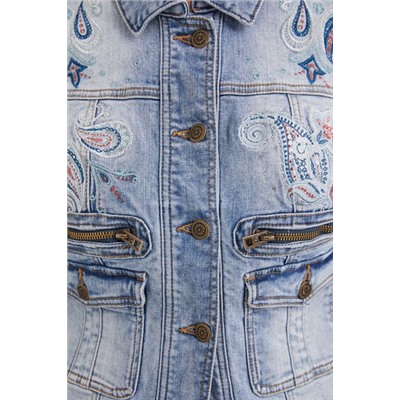 Chaqueta vaquera paisley
