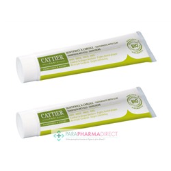 Cattier Dentargile Dentifrice Reminéralisant à l'Argile Contre la Plaque Dentaire à l'Huile Essentielle d'Anis BIO 2x75mlLot  × 2