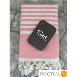 PL036/S04 Пляжное полотенце пештемаль 100% хлопок Sultan розовый (50*90)