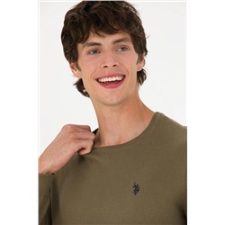 Erkek Haki Basic Kazak