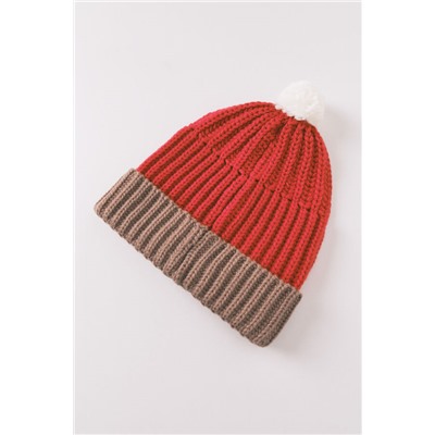 Gorro tipo beanie rojo
