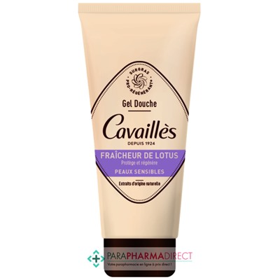 Cavaillès Gel Douche - Fraîcheur de Lotus - Protège et Régénère 200ml