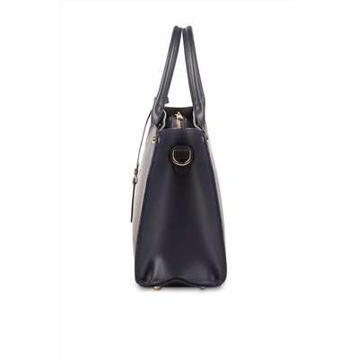 Bolso de piel Pure Azul marino