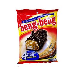 Вафельные батончики с карамелью, шоколадом и воздушным рисом Beng-Beng 5 шт 125 гр / Beng-Beng Wafer Crispy Caramel Chocolate 5 Bites 125 g