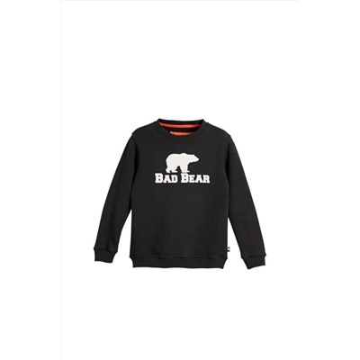 Bad Bear, Logo Crewneck Jr Çocuk Sweat 23.06.12.001 Nıght