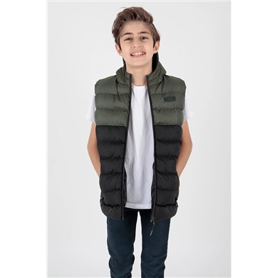 AHENGİM Kids Erkek Çocuk Yelek Erkek Çocuk Şişme Yelek Garnili Ak216364 1-2-10001096
