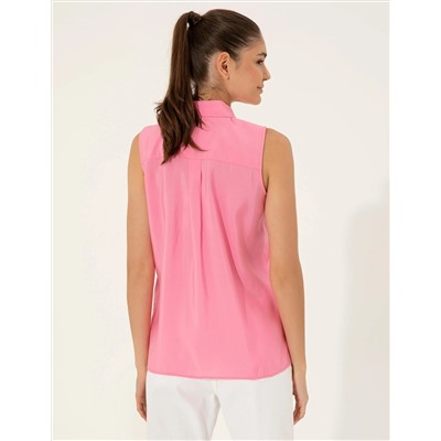 Pembe Kolsuz Bluz