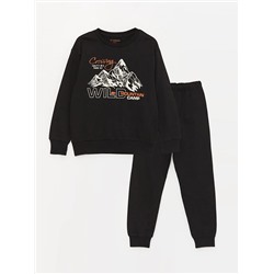 LC Waikiki Bisiklet Yaka Baskılı Uzun Kollu Erkek Çocuk Pijama Takımı, LCW Kids                                            
                                            Bisiklet Yaka Baskılı Uzun Kollu Erkek Çocuk Pijama Takımı