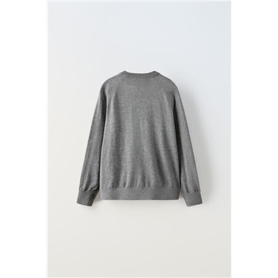 TRUE NEUTRALS WOOL BLEND SWEATER