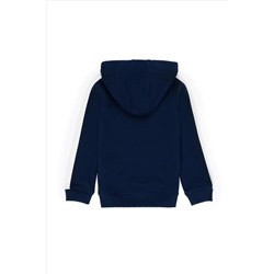 Erkek Çocuk Lacivert Kapüşonlu Sweatshirt