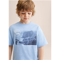 Camiseta estampada algodón -  Niño | MANGO OUTLET España