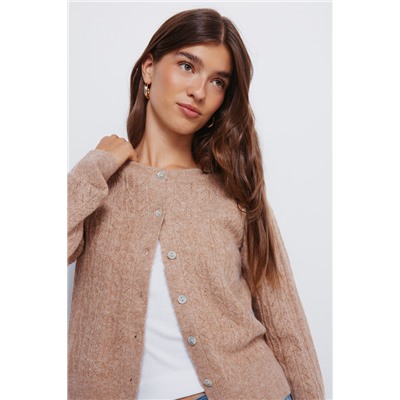 Cardigan pointelle