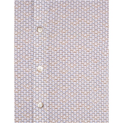 Bej Slim Fit Uzun Kollu Gömlek