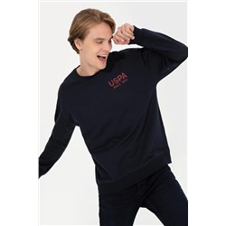Erkek Lacivert Bisiklet Yaka Sweatshirt