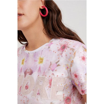 Camiseta crop Amore