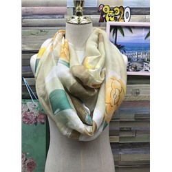 Снуд женский легкий с рисунком (90*80 см.) арт. 247705