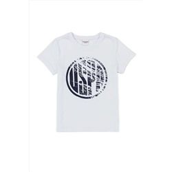 U.S. Polo Assn., Beyaz Erkek Çocuk T-Shirt