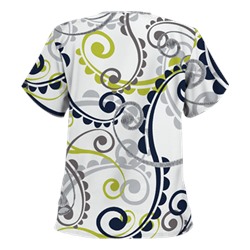 UA Cartwheels Giddy Green Scrub Top