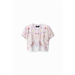 Camiseta crop Amore