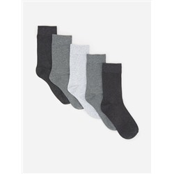 Socken mit hohem Bio-Baumwollanteil, im 5er-Pack
