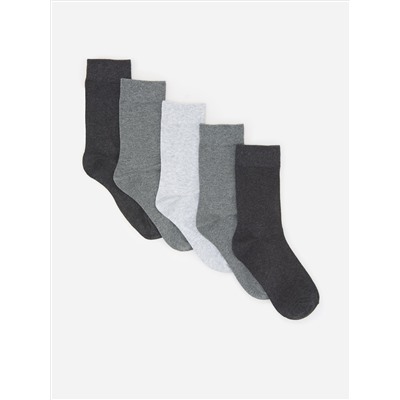 Socken mit hohem Bio-Baumwollanteil, im 5er-Pack