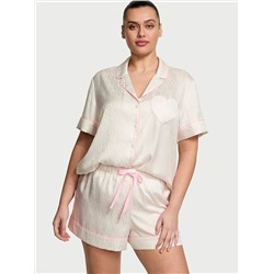 Victoria's Secret Glazed Satin Short Pajama Set