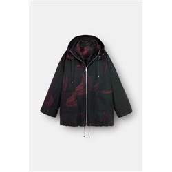Chaqueta oversize impermeable 2 en 1