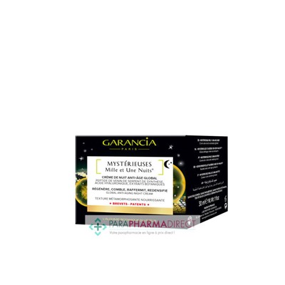 Garancia Mystérieux Mille et Une Nuits Crème de Nuit Métamorphosante Redensifiante 30ml