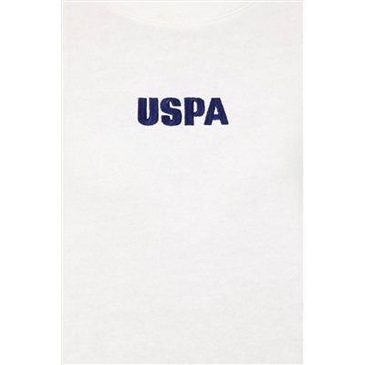 Kadın Ekru Bisiklet Yaka Basic Sweatshirt