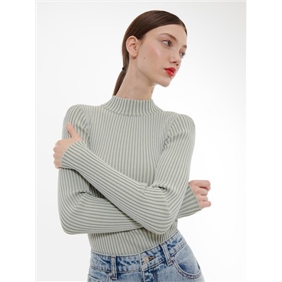 Bluse mit gesprenkelter Textur