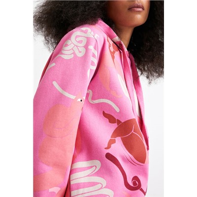 Sudadera oversize multicolor