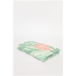 Toalla estampado hojas