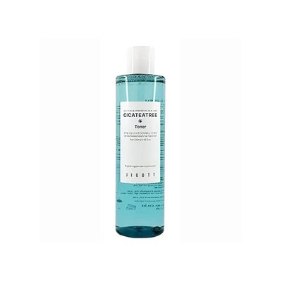 JIGOTT Cicateatree Toner Успокаивающий тонер для лица с экстрактами центеллы азиатской и чайного дерева 250мл