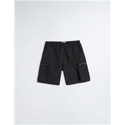 Technical Cargo Shorts, Men, Black