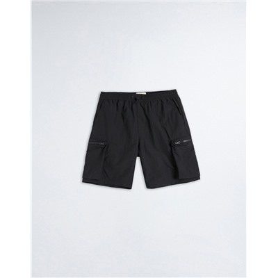 Technical Cargo Shorts, Men, Black