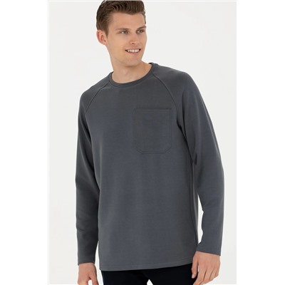 Erkek Antrasit Sweatshirt