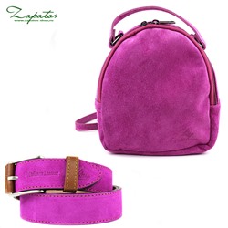 AB.Z · Pelle · mochila serraje (610) DIGITAL+Ремень Ab.Zapatos Pelle cinturon (140) DIGITAL