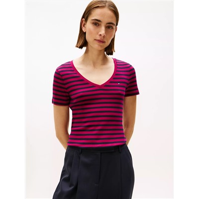 V-Neck Stripe Favorite T-Shirt