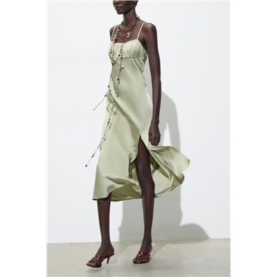 SATIN SLIP DRESS
