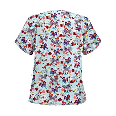 Happy Scrubs® Oh Happy Day Amazing Aqua Scrub Top