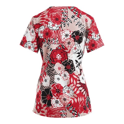 BIO Scrubs Wilder Side Print Top