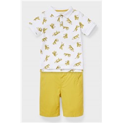 Set - Poloshirt und Shorts - Bio-Baumwolle