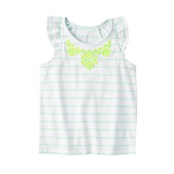 Neon Geo Flutter Tee