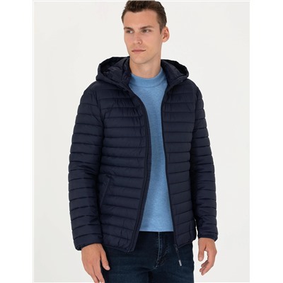 Lacivert Slim Fit Mont